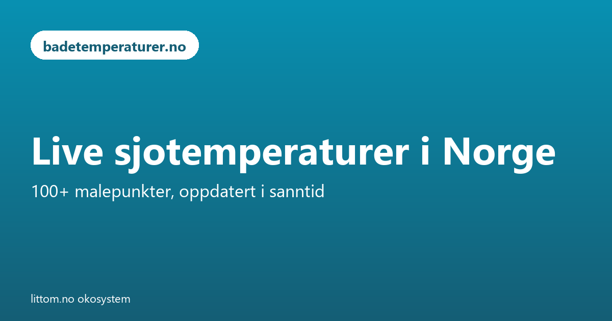 Badetemperatur Oslo live 2026 Sj temperaturer I Dag badetemperatur-oslo-live-2026-sj-temperaturer-i-dag